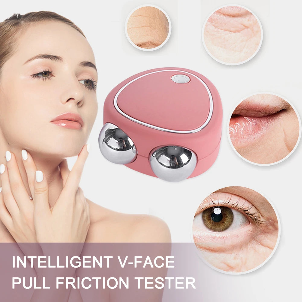 Ems Double Roller Massager Lifting Firming Rf Microcurrent Face Lift Machine Slimming Device Wrinkle Remover Skin Care Tools