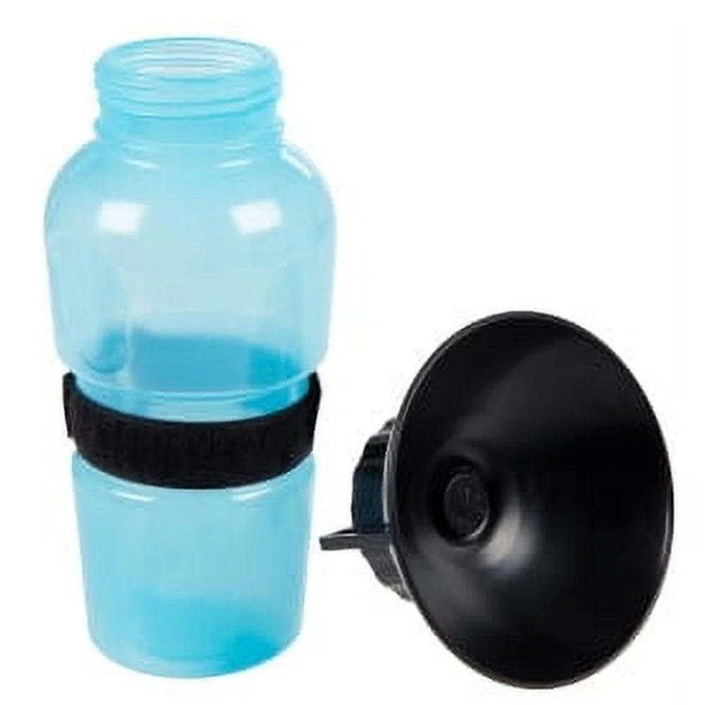 BPA-Free Pet Water Bottle 20 fl oz Dog Hydration Squeeze Bowl Hands-Free Velcro Strap Ideal Travel Hiking