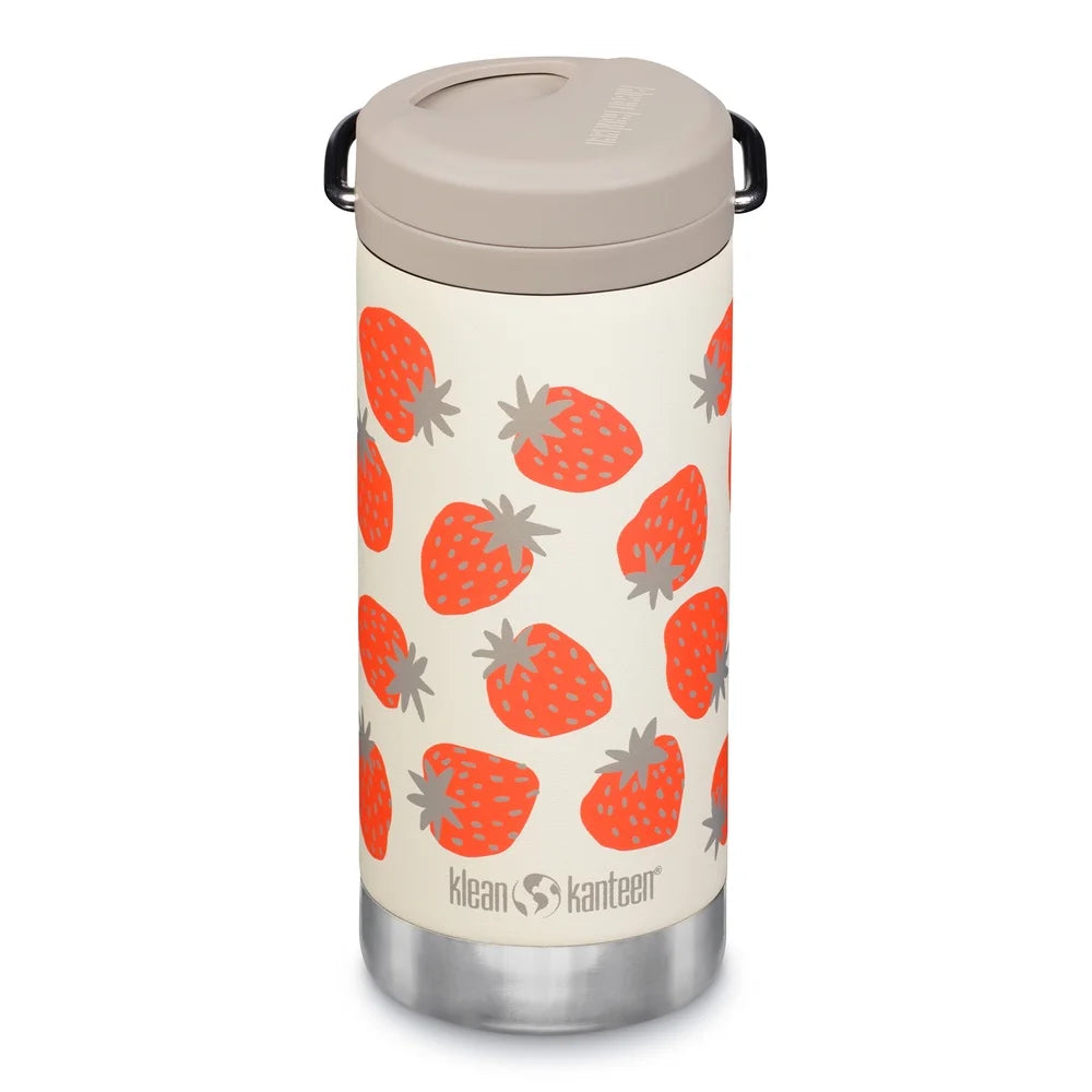 12oz Insulated Stainless Steel Water Bottle with Twist Cap and Built-in Reusable Straw Leakproof Design Hydration Outdoors