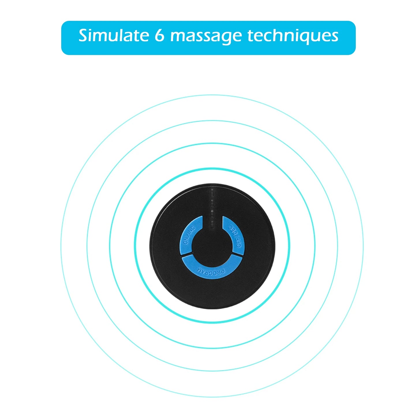 Electromagnetic Wave Leg Massager Mini Muscle Cervical Massager for Pain Relief