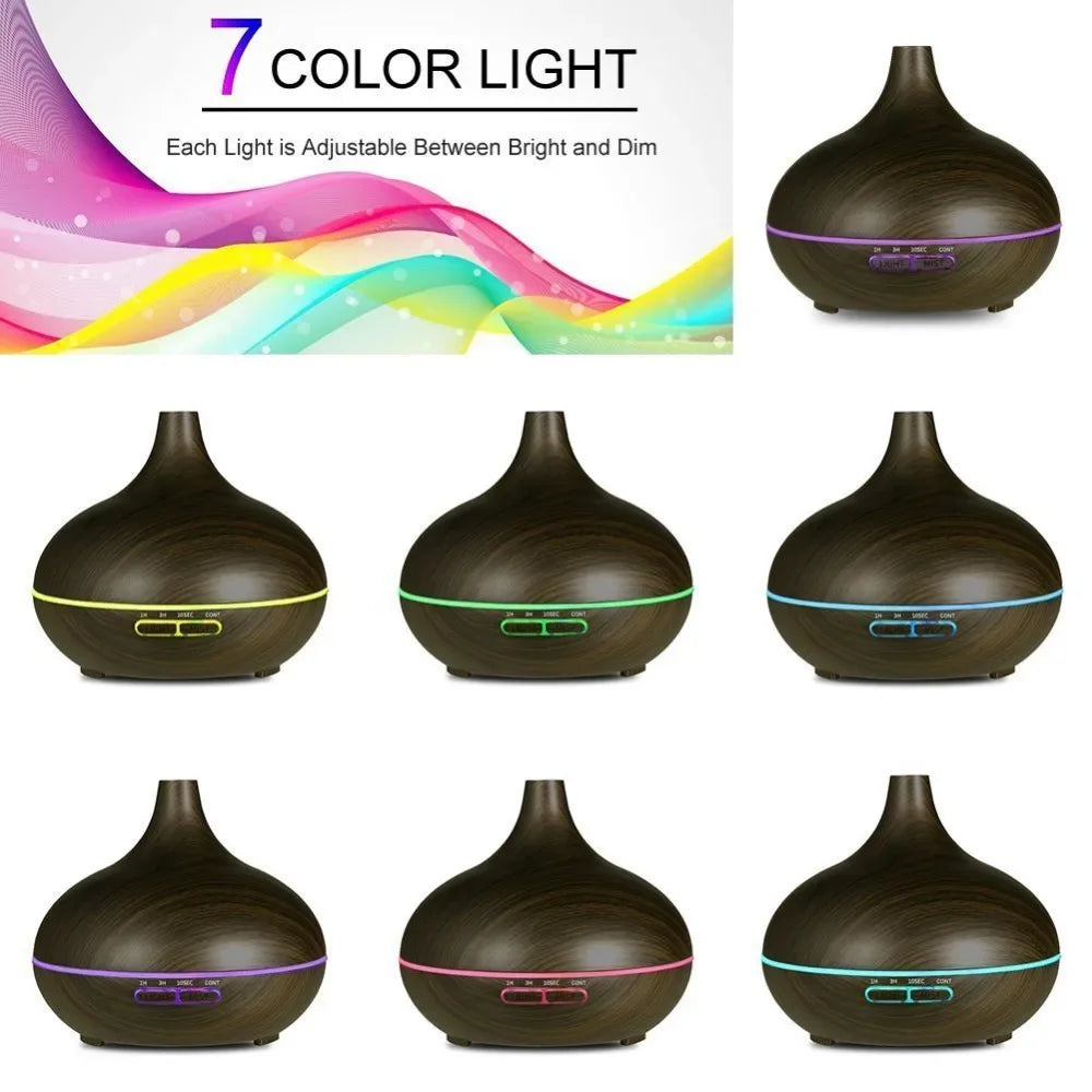 Diffuser For Home Remote Control Home Air Humidifier Aromatherapy Essential Oil Diffuser Large Capacity Electric Ultrasonic Arom