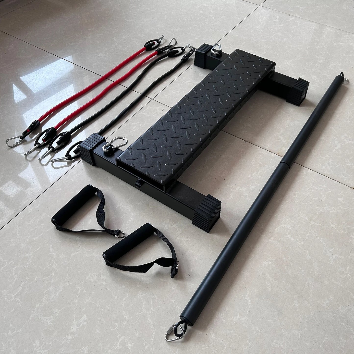 Multifunctional Steel Calf Raise Bar, Wide Standing Calf Raise Block for Calves Stretching, Foot Stretch Platform, Anti-Slip Squ