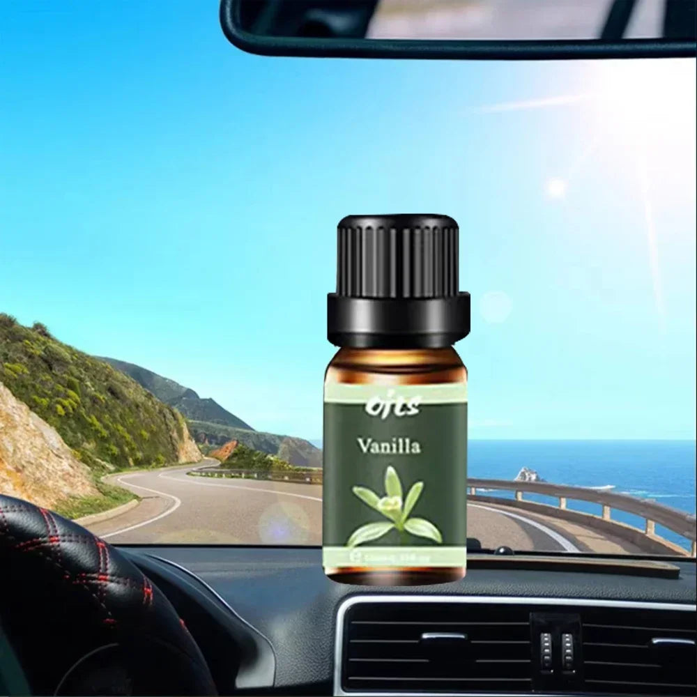 6 Luxury Essential Oils Gift Set - Eucalyptus, Vanilla, Peppermint Blends - Spa-Quality Aromatherapy Kit for Home & Wellness, Di