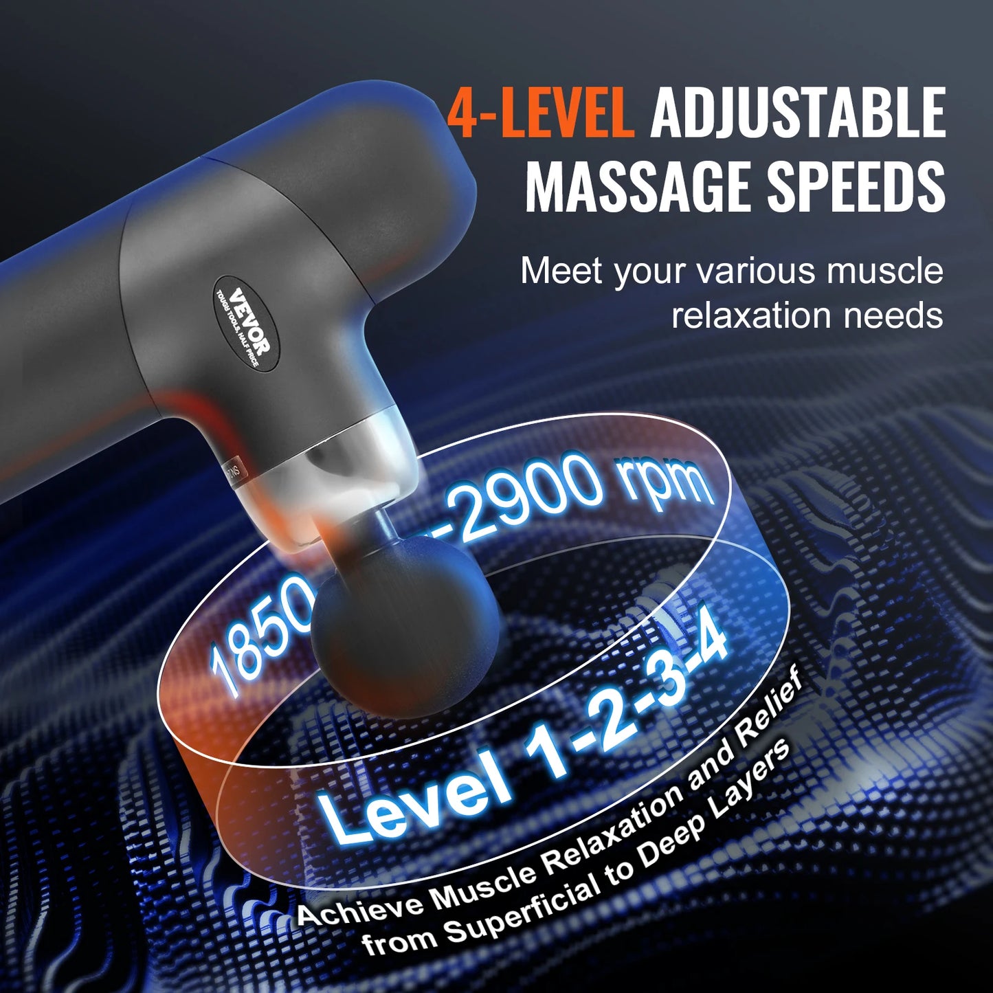 SucceBuy Mini Massage Gun Deep Tissue Percussion Muscle Massage Gun Portable for Athletes Small Massage Gun Handheld for Relief
