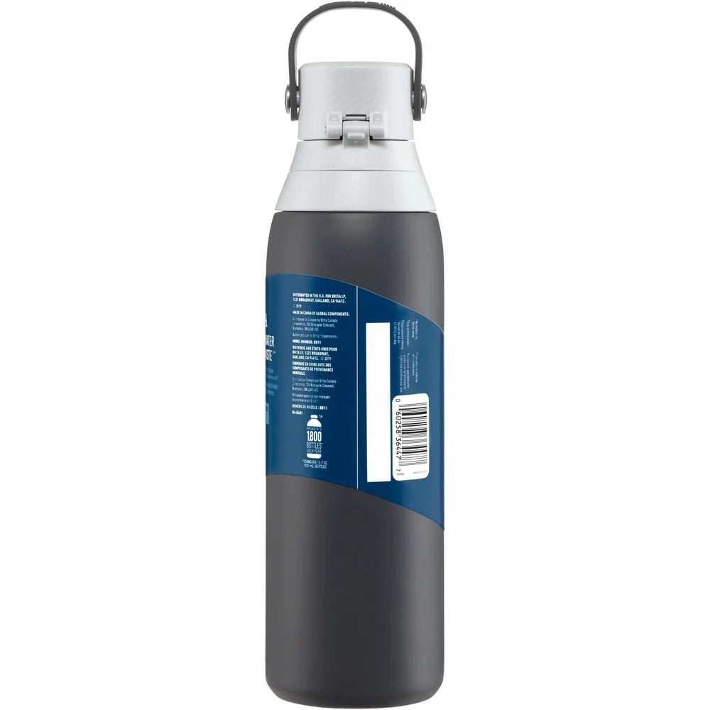 20 oz Insulated Stainless Steel Water Bottle with Filter Straw Leakproof Design Easy Sip Portable Hydration Solution