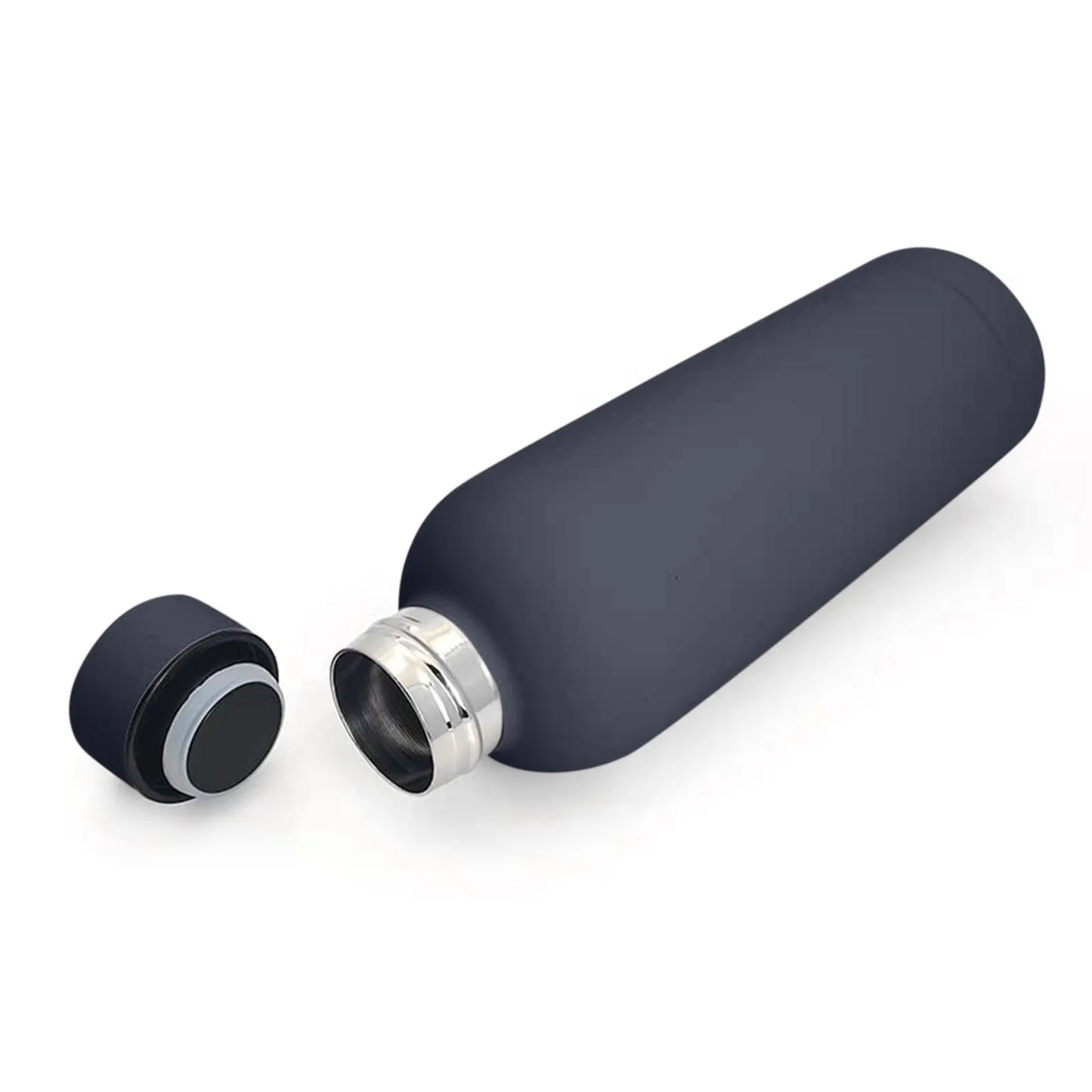 500ml Small Mouth Thermos Cup Outdoor Stainless Steel Bottle Rubber Paint Sports Kettle Thickened Double Water Cup
