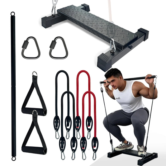 Multifunctional Steel Calf Raise Bar, Wide Standing Calf Raise Block for Calves Stretching, Foot Stretch Platform, Anti-Slip Squ