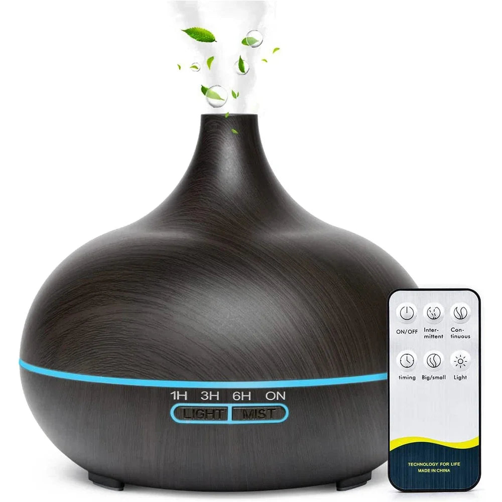 Diffuser For Home Remote Control Home Air Humidifier Aromatherapy Essential Oil Diffuser Large Capacity Electric Ultrasonic Arom