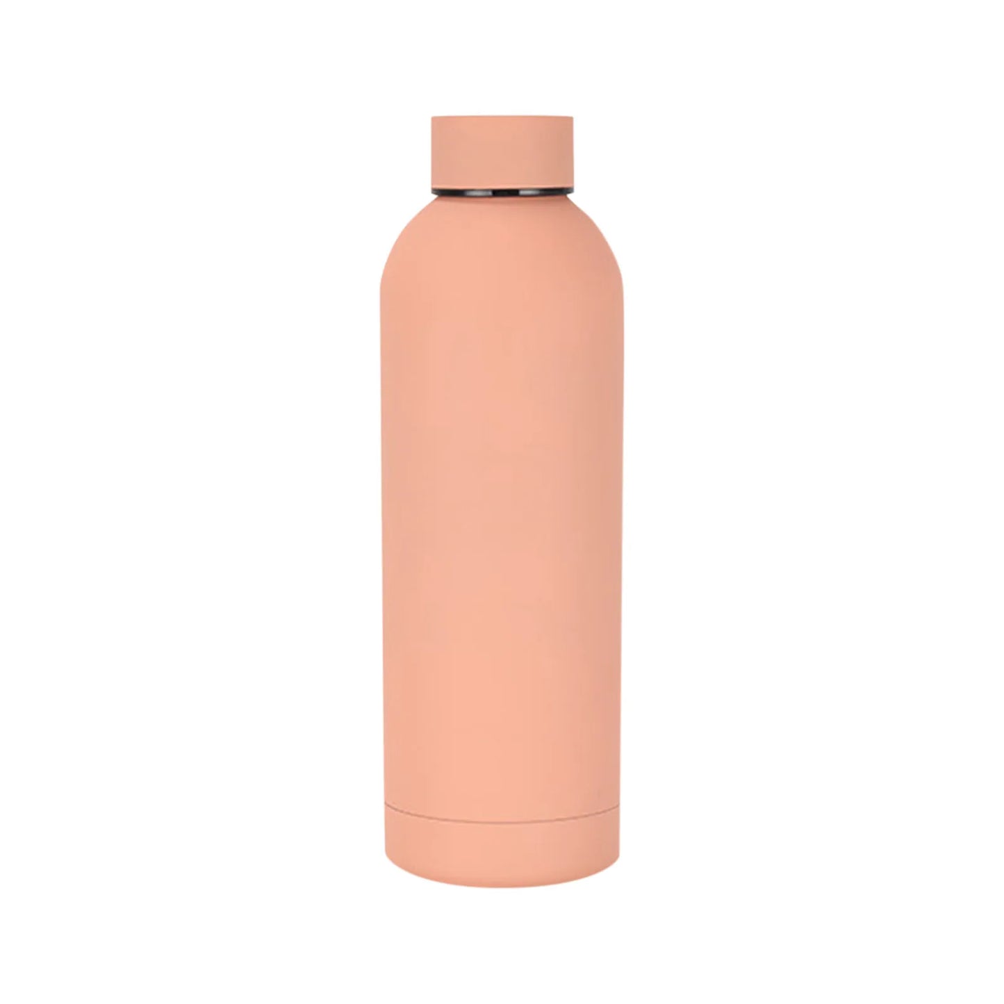 500ml Small Mouth Thermos Cup Outdoor Stainless Steel Bottle Rubber Paint Sports Kettle Thickened Double Water Cup